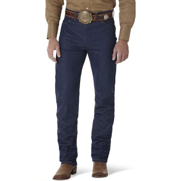 Wrangler Men’s 13MWZ Cowboy Cut Original Fit Jean Indigo Blue 38X34 NWT - Picture 1 of 14